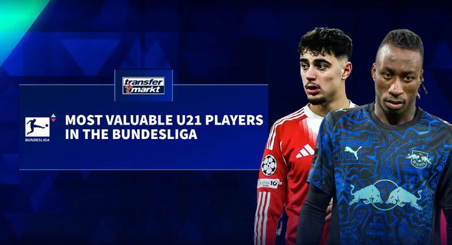 德甲U21球員身價(jià)前10：迪奧曼德、帕夫洛維奇7500萬歐第1