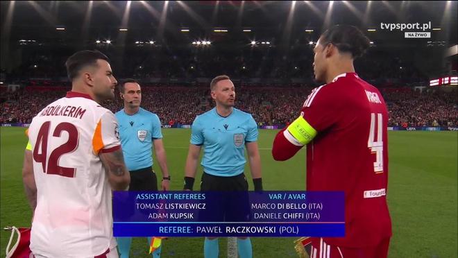 利物浦vs加拉塔薩雷更換主裁，外媒：原主裁馬齊尼亞克受傷了