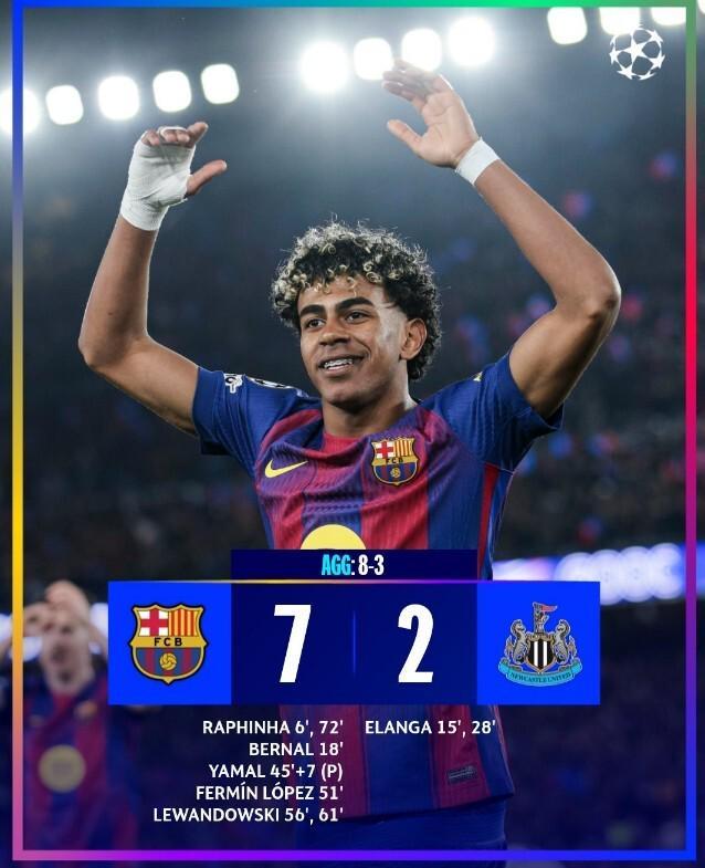 歐冠八強全部出爐：拜仁晉級戰(zhàn)皇馬，利物浦逆轉(zhuǎn)，巴薩大勝紐卡