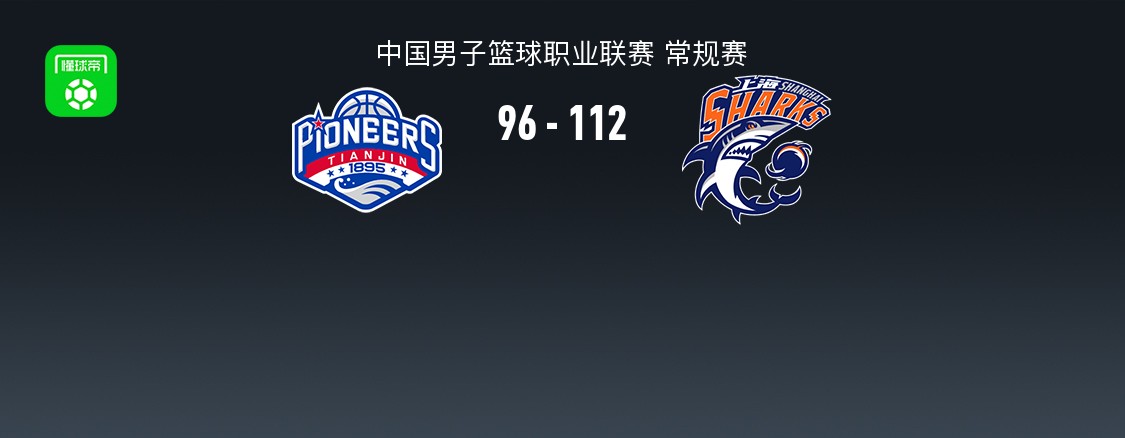 CBA戰(zhàn)報：上海112-96天津取CBA12連勝，林庭謙23分